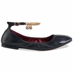 Kate Spade New York Women's Crush Chain Ankle-Strap Flats -Michaelkors shop 22866754 fpx