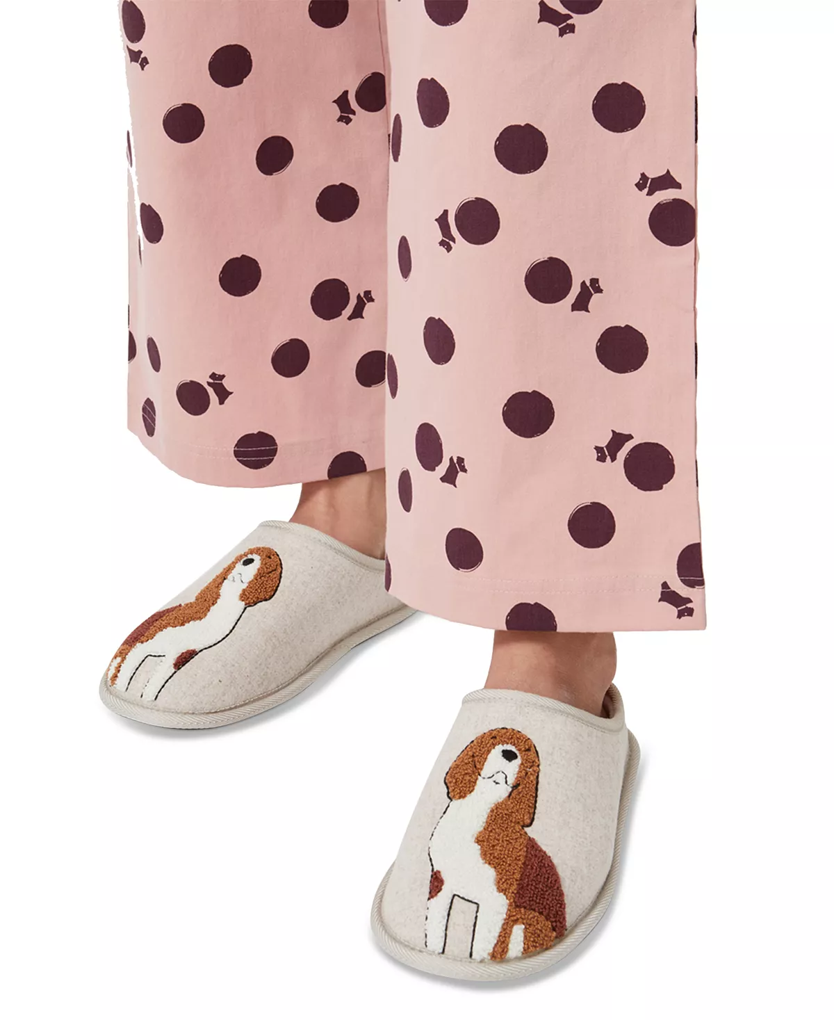 Radley London Women's Radley & Friends Embroidered Slippers 6 Radley London Women's Radley & Friends Embroidered Slippers - Image 6