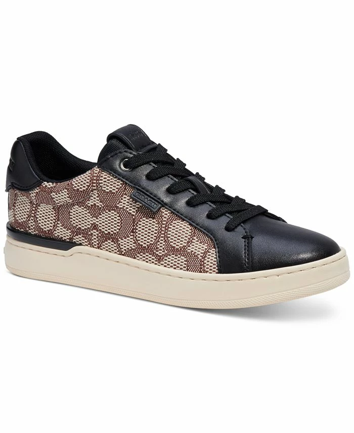 Coach Women's Lowline Signature Lace-up Sneakers 1 Coach Women's Lowline Signature Lace-up Sneakers
