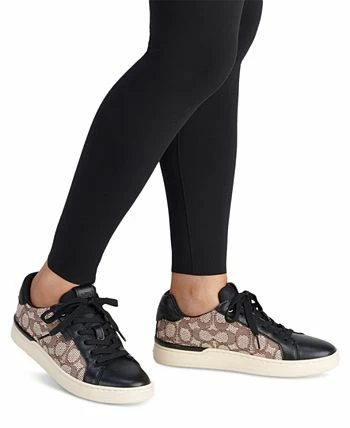 Coach Women's Lowline Signature Lace-up Sneakers 5 Coach Women's Lowline Signature Lace-up Sneakers - Image 5