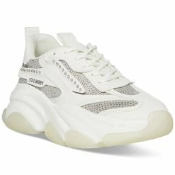 Steve Madden Women's Possession Rhinestone Chunky Lace-up Sneakers