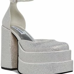 Steve Madden Women's Charlize Rhinestone Double Platform Pumps