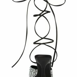 Steve Madden Women's Ravish Rhinestone Ankle-Tie Pumps -Michaelkors shop 23057440 fpx