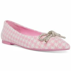 Steve Madden Women's Elina Rhinestone Bow Flats