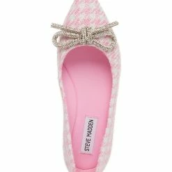 Steve Madden Women's Elina Rhinestone Bow Flats -Michaelkors shop 23100993 fpx