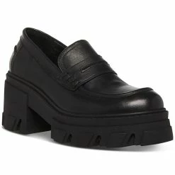 Steve Madden Women's Beth Lug-Sole Penny Loafers