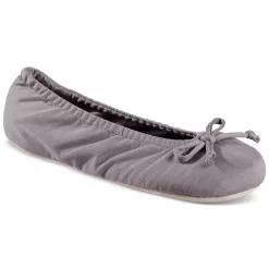 Isotoner Signature Women's Recycled Satin Ballerina Slippers -Michaelkors shop 23144939 fpx