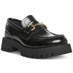 Steve Madden Women's Lando Tailored Lug Sole Bit Loafers