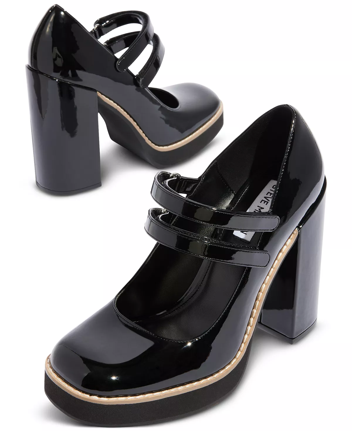 Steve Madden Women's Twice Mary Jane Platform Pumps 7 Steve Madden Women's Twice Mary Jane Platform Pumps - Image 7