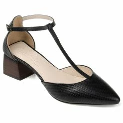 Journee Signature Women's Cameela T-Strap Heel