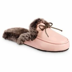 Isotoner Signature Women's Faux Leather Vivienne Scuff Slippers