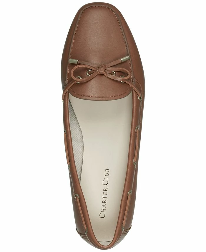 Charter Club Davinaa Lace-Up Loafer Flats, Created For Macy's 4 Charter Club Davinaa Lace-Up Loafer Flats, Created For Macy's - Image 4
