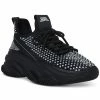 Steve Madden Women's Phantom Rhinestone Mesh Chunky Lace-Up Sneakers