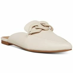Steve Madden Women's Fleur Tailored Chain Mule Loafer Flats