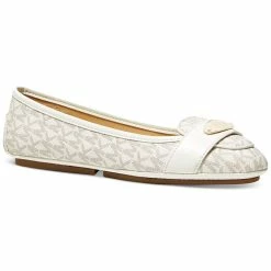 Michael Kors Women's MK Plate Slip-On Moccasin Flats