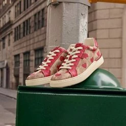 Coach Women's Lowline Signature Lace-up Sneakers -Michaelkors shop 23732898 fpx