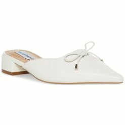 Steve Madden Women's Lyme Pointed-Toe Block-Heel Mule Flats