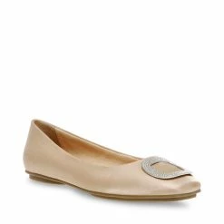 Anne Klein Women's Ari-C Buckle Detail Ballet Flat