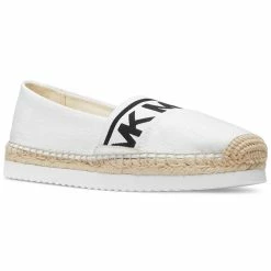 Michael Kors Women's Vicky Slip-On Logo Espadrille Flats