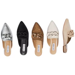 Steve Madden Women's Fleur Tailored Chain Mule Loafer Flats -Michaelkors shop 23900708 fpx