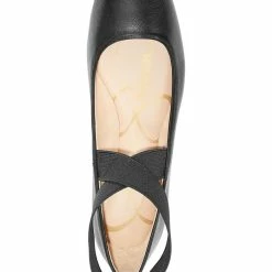 Jessica Simpson Women's Mandalaye Elastic Criss-Cross Ankle Strap Ballet Flats -Michaelkors shop 2407862 fpx