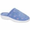 Isotoner Signature Women's Embroidered Floral Terry Slippers